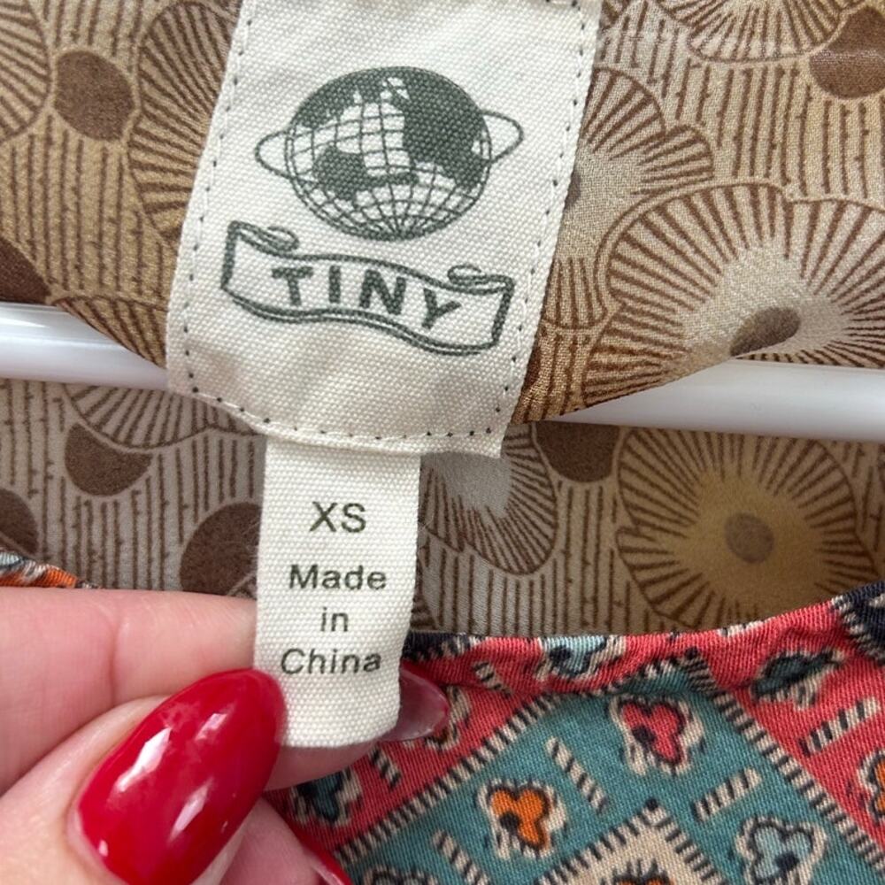 Anthropologie Tiny Patchwork Tunic Dress size XS - image 7